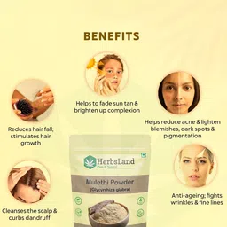 HerbsLand Set Of 2 Wild Kasturi Turmeric Powder & Mulethi Powder - 150 g Each image 5