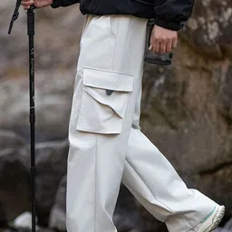 StyleCast x Revolte Men Easy Wash Pleated Cargos Trousers image 2