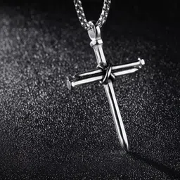 AGARWALPRODUCT Geometric Pendants with Chains image 2