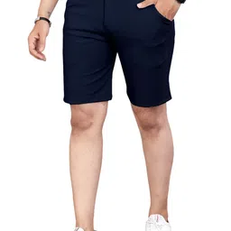 INDICLUB Men Pack Of 2 Mid-Rise Shorts image 2