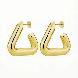 JaiShree Jewels Woman Geometric Half Hoop Earrings-image-48