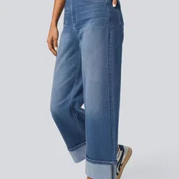 all about you Women Straight Fit High-Rise Light Fade Cotton Jeans-picture-29