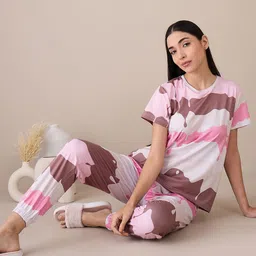 Sweet Dreams Women Printed Night suit image 2