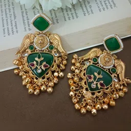 Sanjog Geometric Drop Earrings image 3