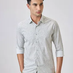 ColorPlus Men Floral Printed Regular Fit Cotton Casual Shirt-picture-33