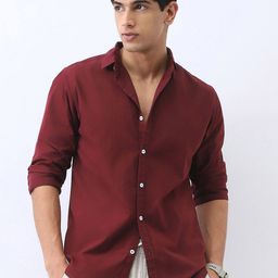 Urbano Fashion Men Cotton Full Sleeve Regular Fit Casual Solid Shirt-picture-26