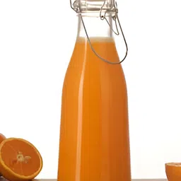 NATURALLY YOURS Transparent Single Glass Solid Water Bottle 1000 ml image 4