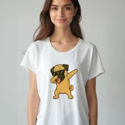DressBerry Women Graphic Printed Extended Sleeves T-shirt-image-81