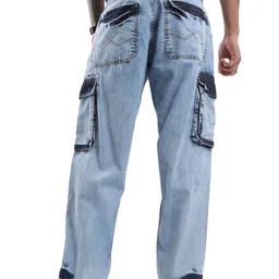 WROGN Men Straight Fit Heavy Fade Jeans image 3