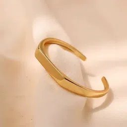 FIMBUL Unisex Antique Gold-Plated Cuff Bracelet image 5