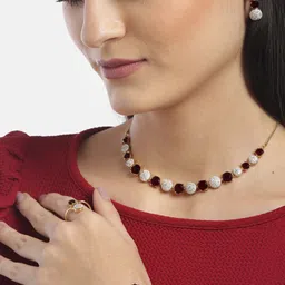 YouBella Gold-Plated Stones-Studded Jewellery Set-picture-22
