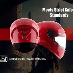 vega Ranger Solid Motorbike Helmet image 5