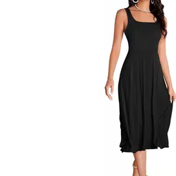 TESSAVEGAS A-Line Midi Dress-picture-10