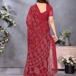 Moda Rapido Floral Printed Saree image 5