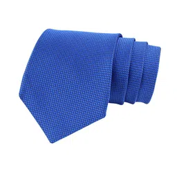 kavove KOVOVE Men Blue Checked Broad Tie image 2