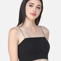 BAESD Shoulder Straps Sleeveless Bralette Casual Crop Top image 4