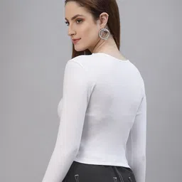 Friskers Pack of 2 White & Yellow Fitted Tops image 4