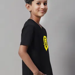 Friskers Boys Graphic Printed V-Neck Pure Cotton T-shirt image 4