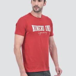 Numero Uno Men Typography Printed Round Neck Cotton T-shirt image 5
