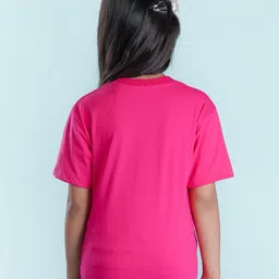 NUSYL Girls Printed Oversized T-shirt image 2