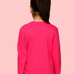 NUSYL Girls Graphic Printed T-Shirt image 2