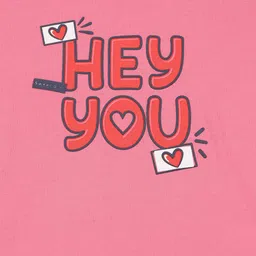 3PIN Girls Typography Printed Round Neck Cotton Regular T-shirt image 2