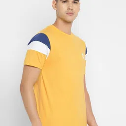 HRX by Hrithik Roshan Men Colourblocked Applique T-shirt image 3
