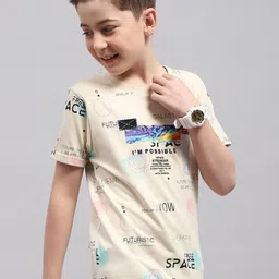 Monte Carlo Boys Typography Printed Round Neck T-shirt image 4