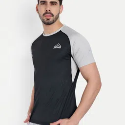 GRITPRO Men Solid Round Neck T-shirt image 5