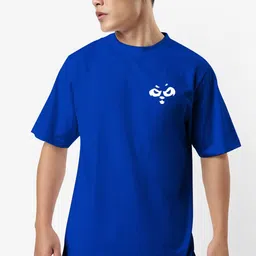 STATUS MANTRA Graphic Printed Pure Cotton Oversized T-shirt image 3