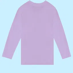 NUSYL Boys Purple Printed V-Neck Applique T-shirt image 4