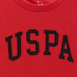 U.S. Polo Assn. Kids Infant Boys Typography Printed Pure Cotton T-shirt image 3