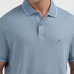 Tommy Hilfiger Men Polo Collar Solid T-shirt image 3