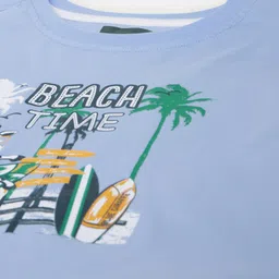 Blue Giraffe Boys Raw Edge T-shirt image 3