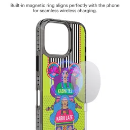 DailyObjects Geometric Printed iPhone 16 Pro Back Case Mobile Accessories image 3