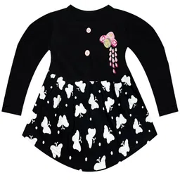 KidzzCart Polka Dot Print Fit & Flare Dress image 4