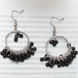 Creative Frogs Black Alloy Earrings-picture-38