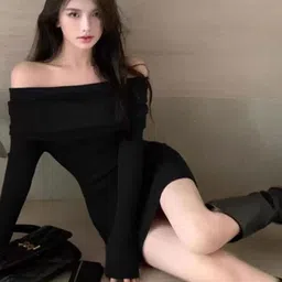 StyleCast x Revolte Off-Shoulder Sheath Mini Dress image 2