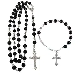 CZARDONIC Silver-Plated Geometric Pendants with Chains-image-53