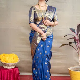 amirat Woven Design Pure Silk Paithani Saree-picture-31