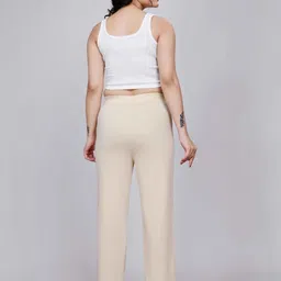 nucouths NU CLOTHS Women Pack of 2 Original Regular Fit High-Rise Trousers image 5