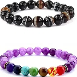 printcorners Set Of 2 Artificial Beaded Elasticated Bracelets-picture-23