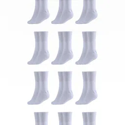 MUKHAKSH White Cotton Socks-picture-34