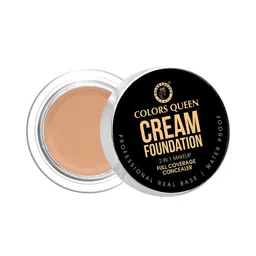 Colors Queen 2 in 1 Makeup Full Coverage Cream Foundation Concealer 5 g - 626B image 5