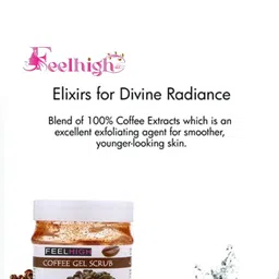 FEELHIGH Set Of 2 Coffee Gel Scrub & Gold Cream 500ml Each image 3