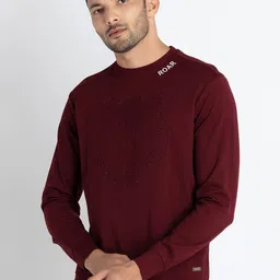 Status Quo Self Design Round Neck Cotton Sweatshirt image 2