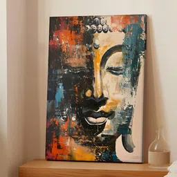 Art Street Beige Single Piece Canvas Religious Wall Paintings-picture-20