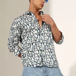 SHOWOFFFF Men Classic Printed Casual Shirt-picture-30