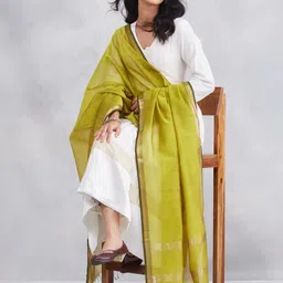 Fabindia Cotton Silk Dupatta image 2