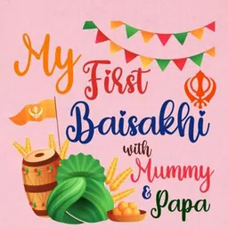 Arvesa My First Baisakhi Printed Bodysuit image 2